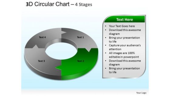 PowerPoint Slide Designs Strategy Circular Chart Ppt Design Slides