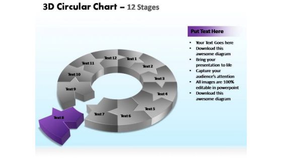 PowerPoint Slide Designs Strategy Circular Ppt Backgrounds