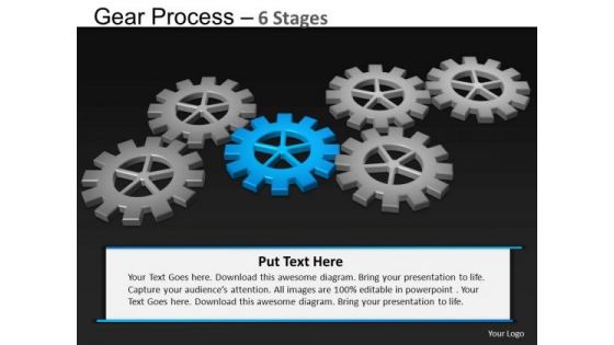 PowerPoint Slide Designs Strategy Gears Process Ppt Designs