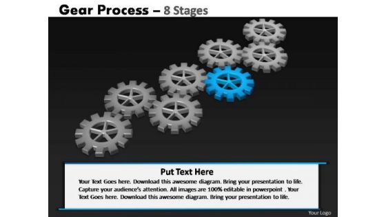 PowerPoint Slide Designs Strategy Gears Process Ppt Template