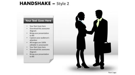 PowerPoint Slide Designs Success Handshake Ppt Designs