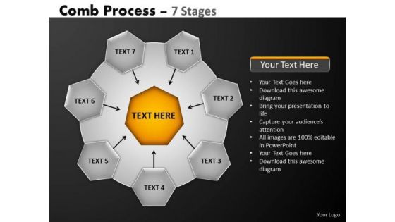 PowerPoint Slide Designs Success Hub And Spokes Process Ppt Template