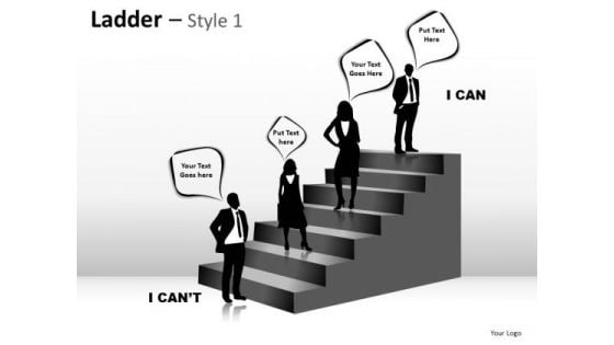 PowerPoint Slide Designs Success Ladder Ppt Templates