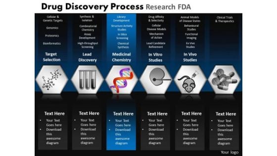 PowerPoint Slide Designs Teamwork Drug Discovery Ppt Slides