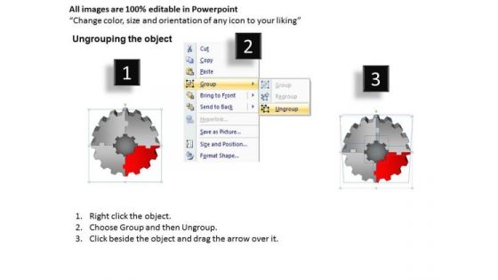 PowerPoint Slide Designs Teamwork Gears Process Ppt Slidelayout