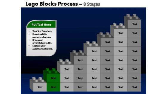 PowerPoint Slide Designs Teamwork Lego Blocks Ppt Template