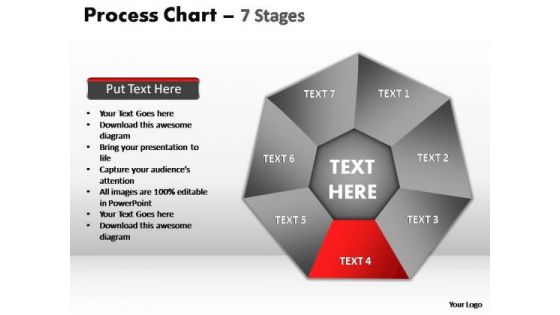 PowerPoint Slide Designs Teamwork Process Chart Ppt Backgrounds