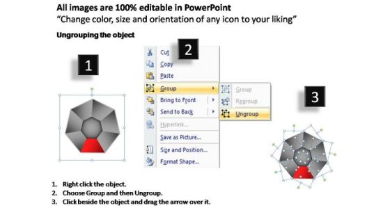 PowerPoint Slide Designs Teamwork Process Chart Ppt Backgrounds Slide02