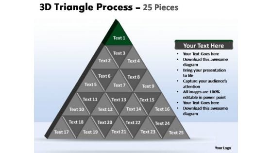 PowerPoint Slide Designs Teamwork Triangle Process Ppt Template