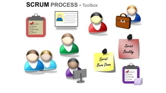 PowerPoint Slide Designsscrum Process Ppt Design Slides