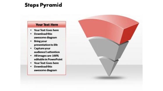 PowerPoint Slide Diagram Business 3 Steps Pyramid Ppt Theme