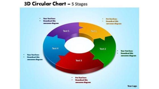 PowerPoint Slide Diagram Circular Chart Ppt Themes