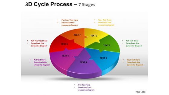 PowerPoint Slide Diagram Cycle Process Flow Ppt Layouts