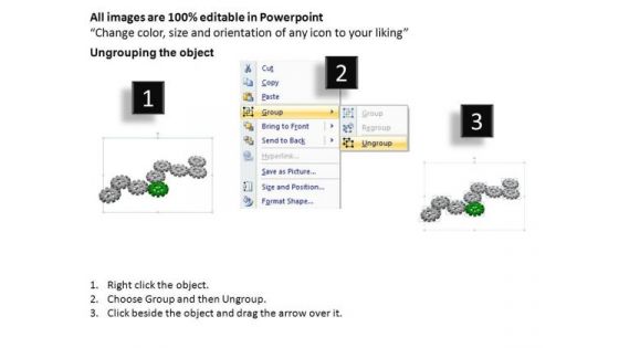 PowerPoint Slide Diagram Gears Process Ppt Slide Designs