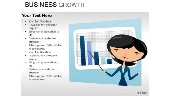 PowerPoint Slide Editable Business Growth Ppt Process