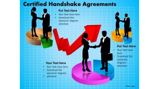 PowerPoint Slide Editable Certified Handshake Ppt Layouts