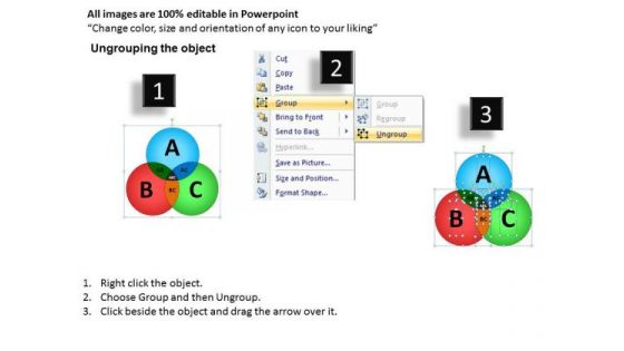 PowerPoint Slide Editable Venn Diagram Ppt Layouts