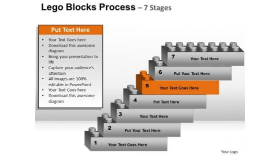 PowerPoint Slide Education Lego Blocks Ppt Slide