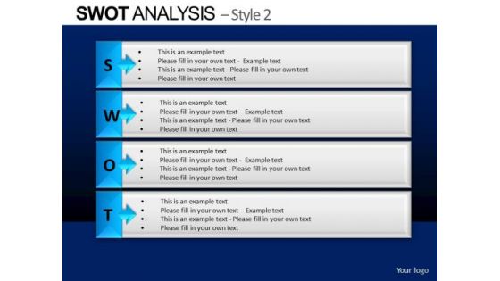 PowerPoint Slide Executive Success Swot Analysis Ppt Templates