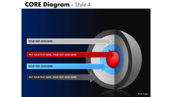 PowerPoint Slide Executive Success Targets Core Diagram Ppt Theme