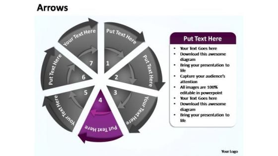 PowerPoint Slide Global Business Circular Ppt Slide