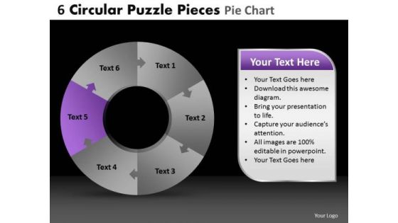 PowerPoint Slide Graphic Circular Puzzle Ppt Layout