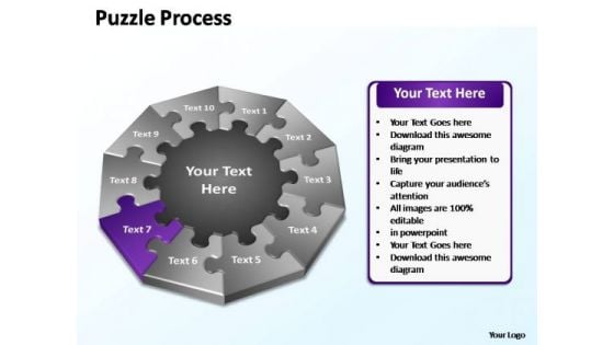 PowerPoint Slide Graphic Puzzle Business Ppt Design