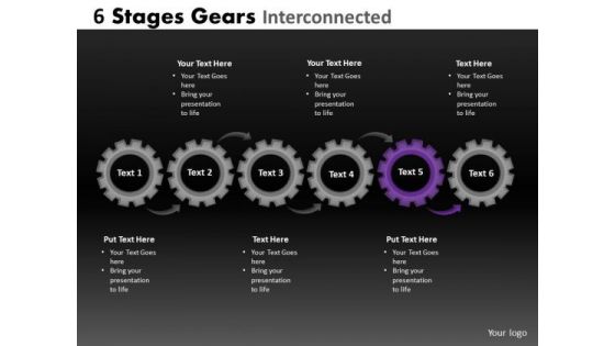 PowerPoint Slide Growth Gears Internconnected Ppt Slide