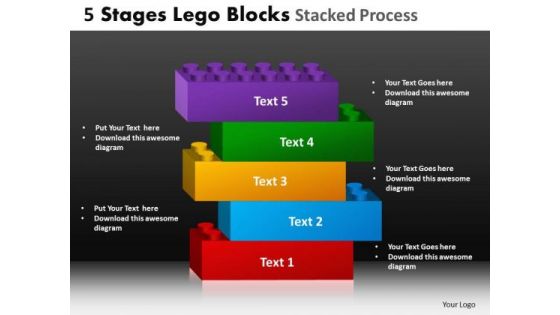 PowerPoint Slide Growth Lego Blocks Ppt Designs