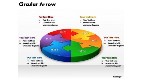 PowerPoint Slide Image Circular Arrow Ppt Design