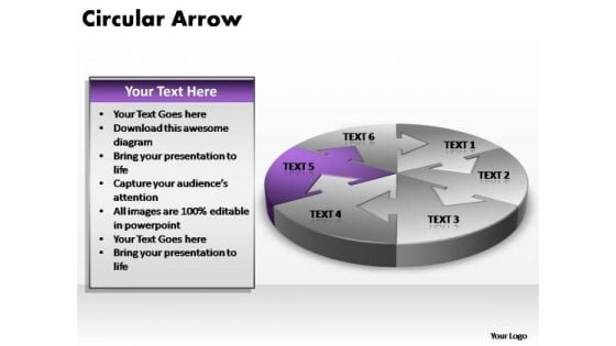 PowerPoint Slide Image Circular Arrow Ppt Slides