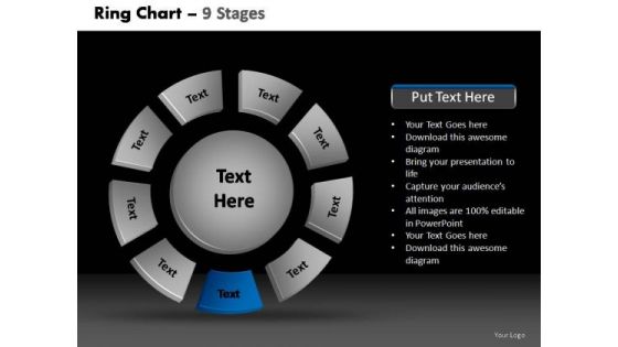 PowerPoint Slide Image Donut With Core Ppt Themes