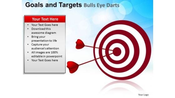 PowerPoint Slide Image Goals And Targets Ppt Layout