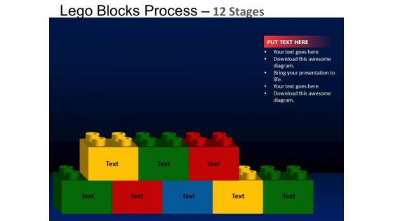 PowerPoint Slide Image Lego Blocks Ppt Layout