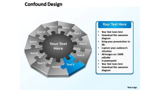 PowerPoint Slide Layout Chart Confound Design Ppt Slide