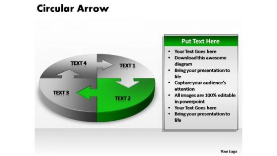 PowerPoint Slide Layout Diagram Circular Arrow Ppt Slide Designs