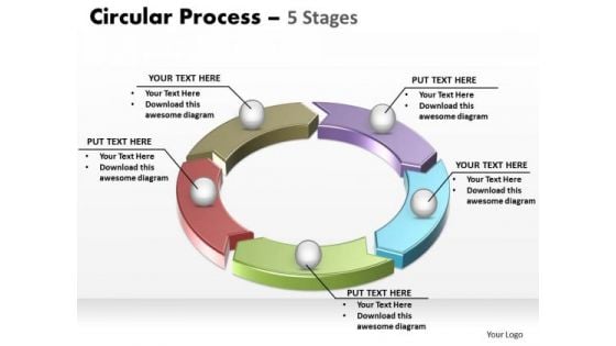 PowerPoint Slide Layout Diagram Circular Process Ppt Design