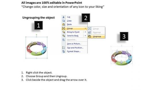 PowerPoint Slide Layout Diagram Circular Process Ppt Design