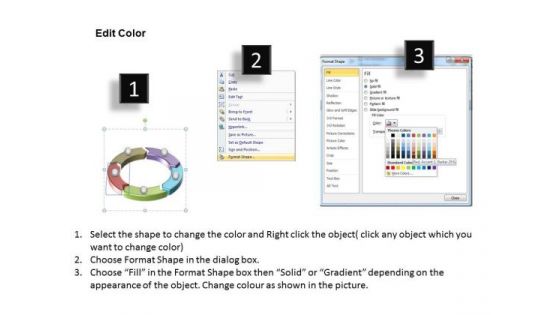 PowerPoint Slide Layout Diagram Circular Process Ppt Design