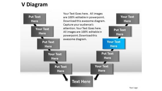 PowerPoint Slide Layout Download V Diagram Ppt Theme