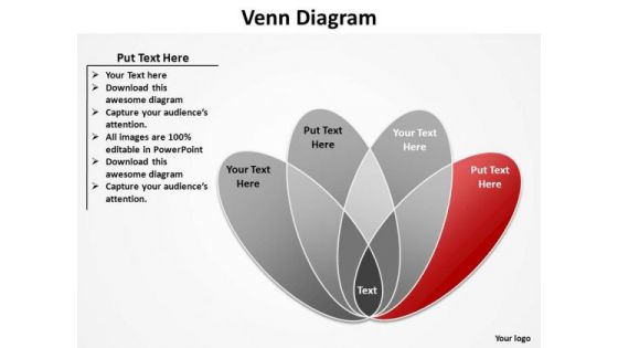 PowerPoint Slide Layout Editable Venn Diagram Ppt Design Slides