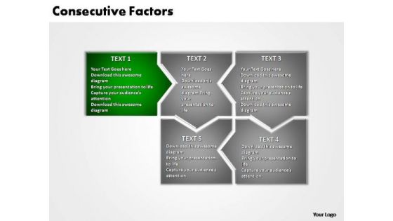 PowerPoint Slide Layout Education Consecutive Factors Ppt Slides