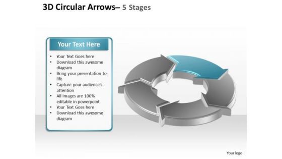 PowerPoint Slide Layout Global Circular Arrows Ppt Backgrounds