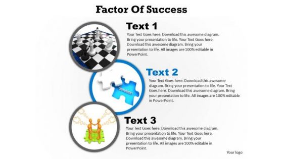 PowerPoint Slide Layout Global Factors Of Success Ppt Slides