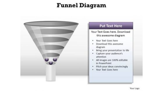 PowerPoint Slide Layout Global Funnel Diagram Ppt Template