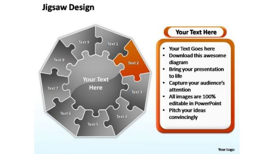 PowerPoint Slide Layout Global Jigsaw Format Ppt Themes