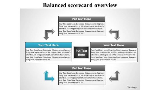 PowerPoint Slide Layout Graphic Balanced Scorecard Ppt Slides
