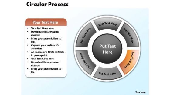 PowerPoint Slide Layout Image Circular Process Ppt Template