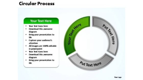 PowerPoint Slide Layout Sales Circular Process Ppt Themes