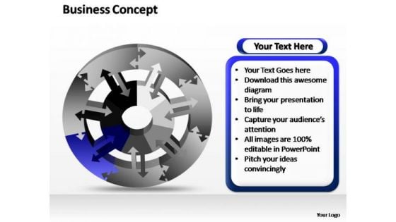 PowerPoint Slide Layout Strategy Business Concept Ppt Slides